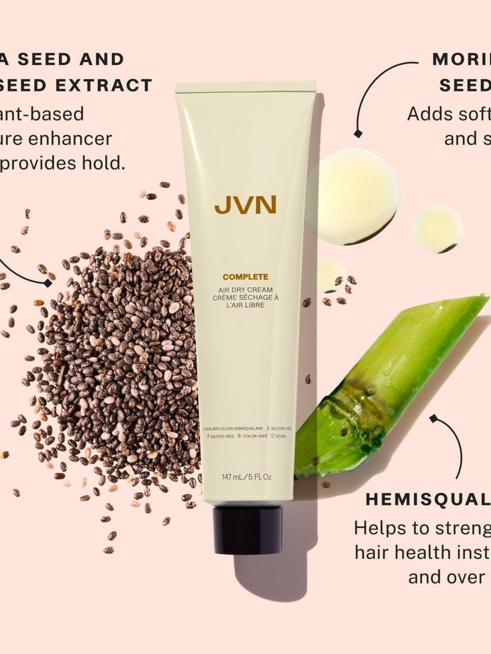 JVN Complete Air Dry Styling Cream - Picture 2 of 2